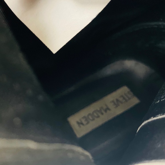 Steve Madden Black Leather Riding Boots - Picture 6 of 8